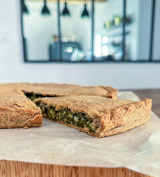 Tourte blettes salée sans gluten