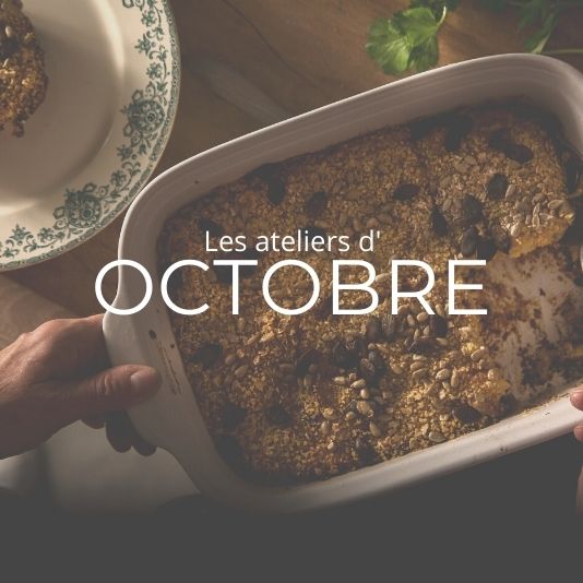 les cours de cuisine du mois d'octobre