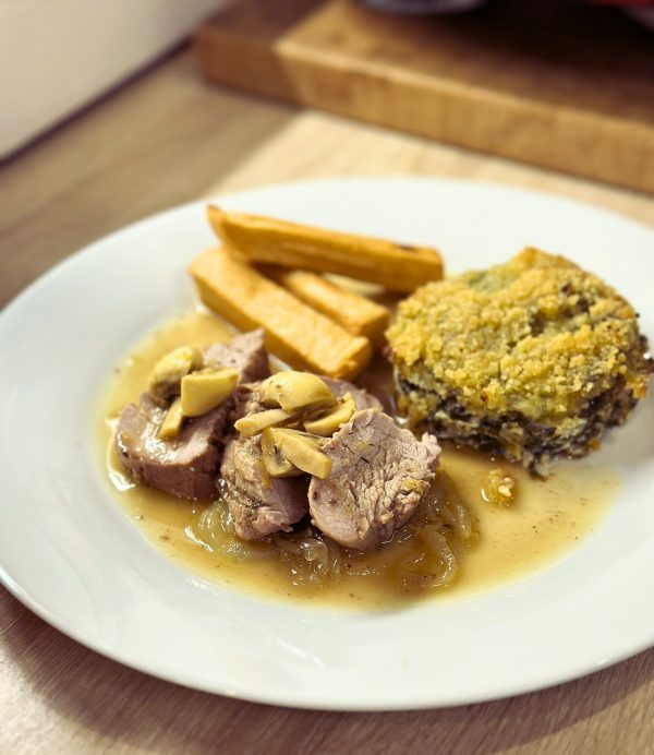 Filet mignon porc et tian de blettes - Cours de Cuisine - Notes de Cuisine