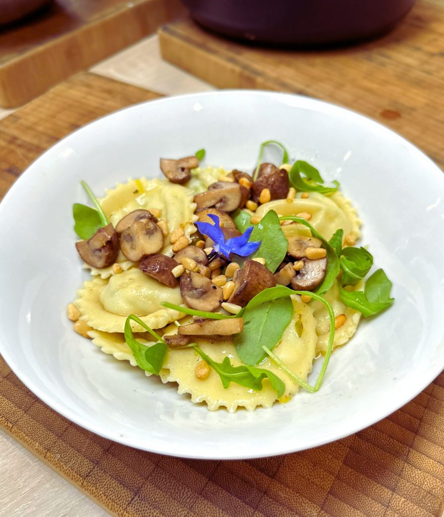 Raviole aux deux truites - Notes de Cuisine